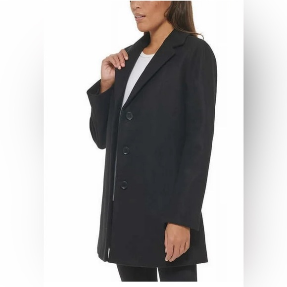 DKNY Ladies' Wool Blend Coat - Picture 2 of 8